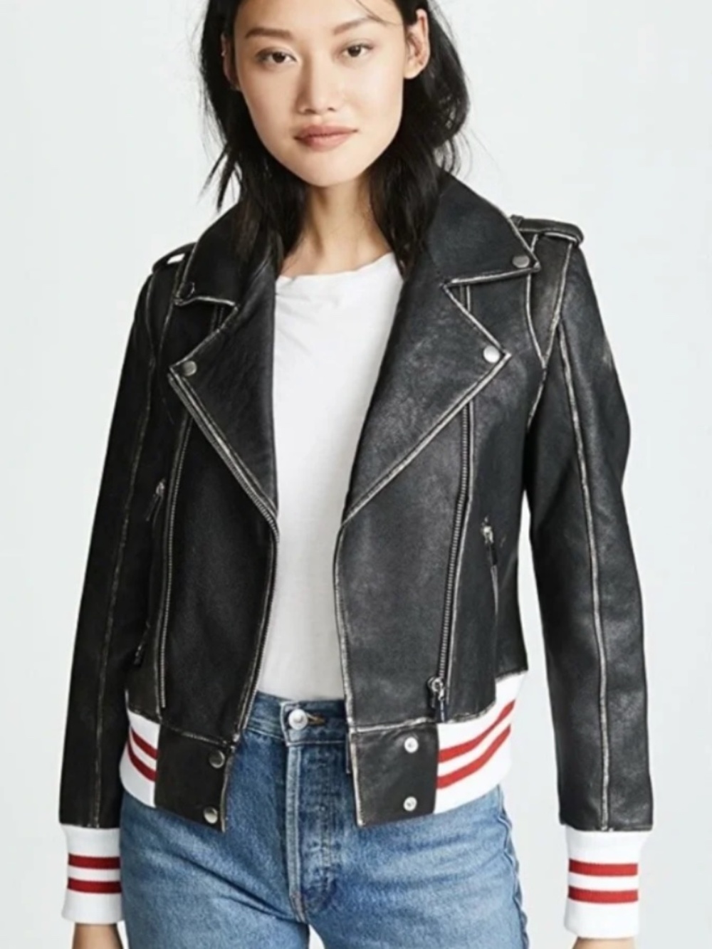 Anine Bing Quinlan Leather Moto Jacket